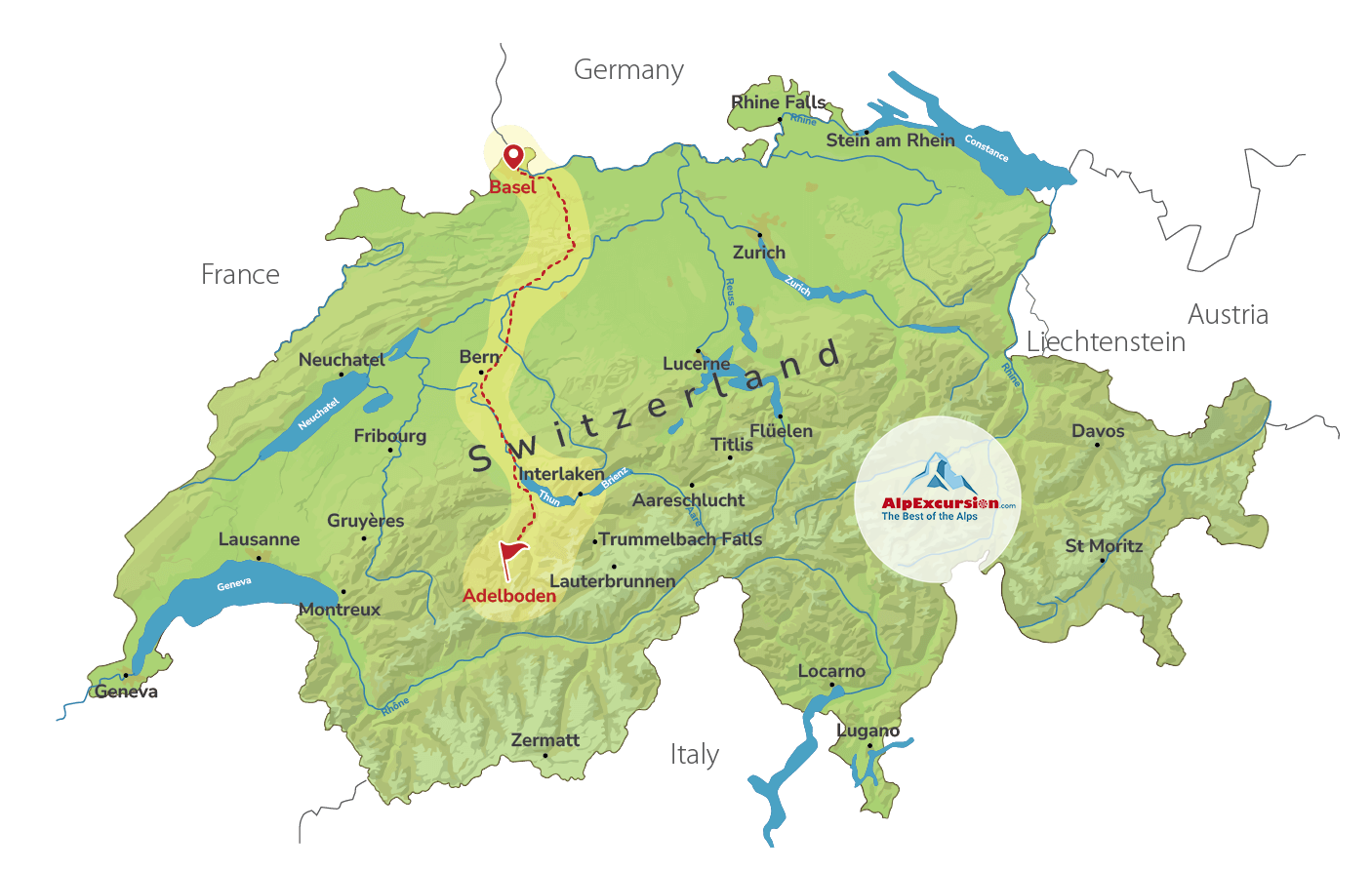 Alpine Family Fun: Hike and Bike in Adelboden from Basel