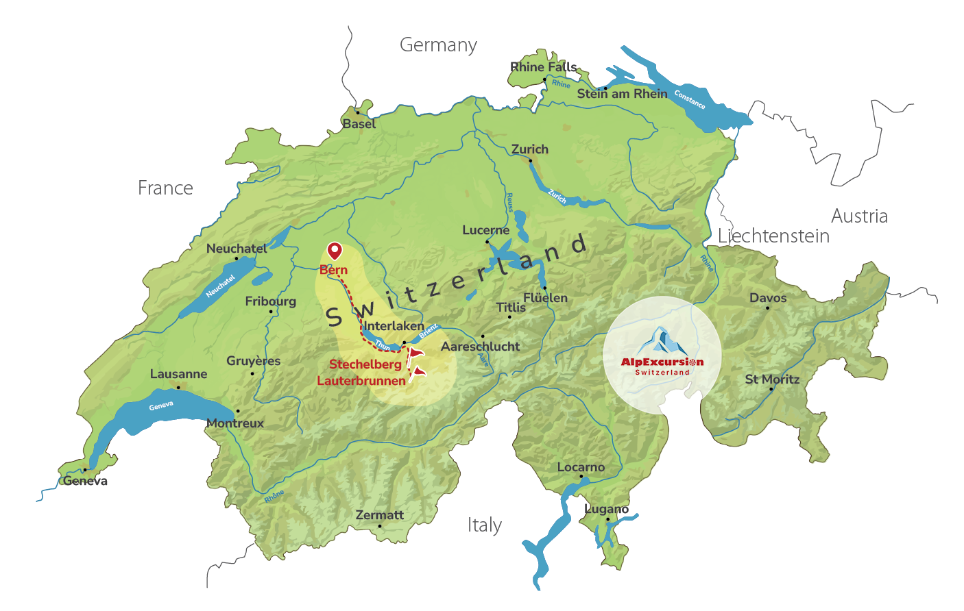 Merveilles Alpines : Voyage à Schilthorn, Mürren, Gimmelwald & Lauterbrunnen au départ de Berne