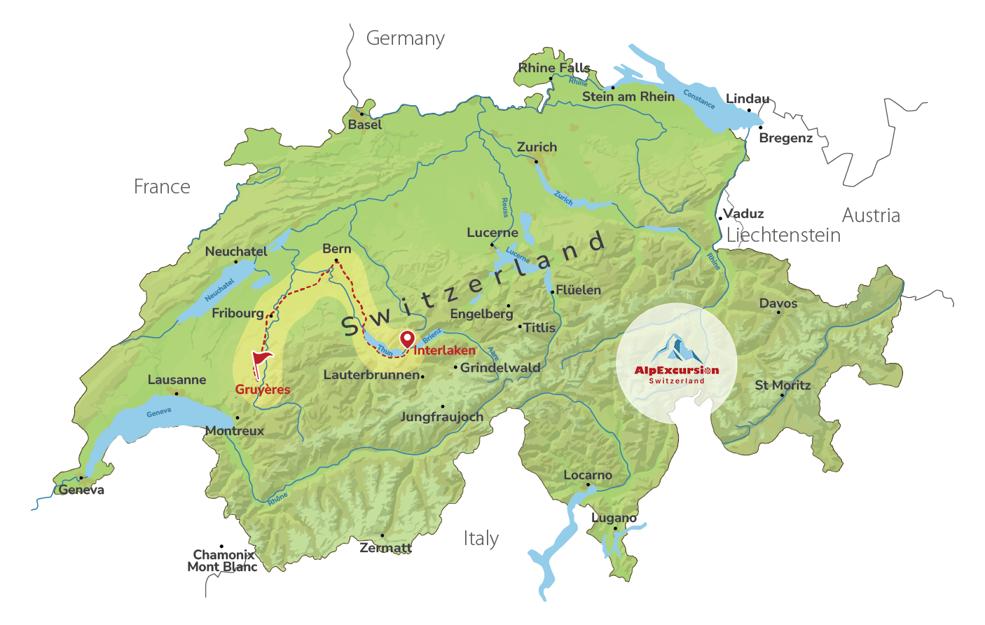 Cheese & Chocolate Tasting in Gruyères from Interlaken