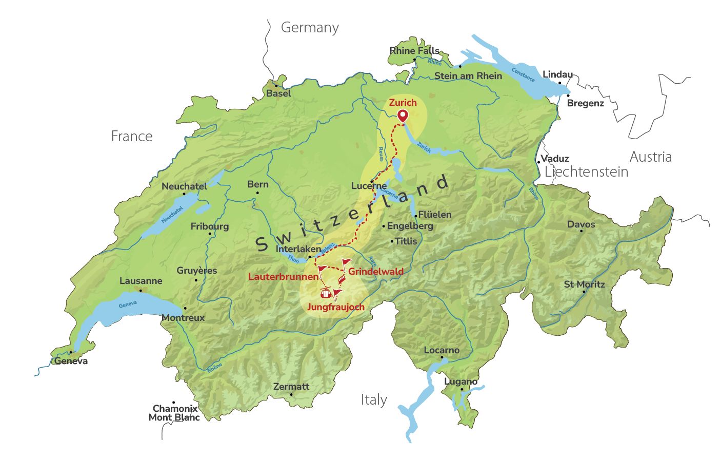 Jungfraujoch - Excursión de un Día a la Cumbre de Europa desde Zúrich