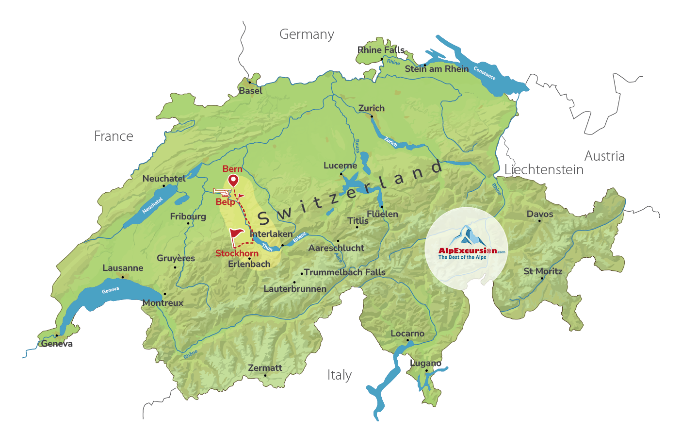 Stockhorn 360° Adventure - Helicopter & Cable Car Tour from Bern