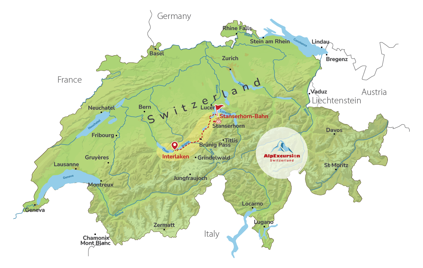Panorama Suizo: Experiencia en Cabrio por los Alpes desde Interlaken