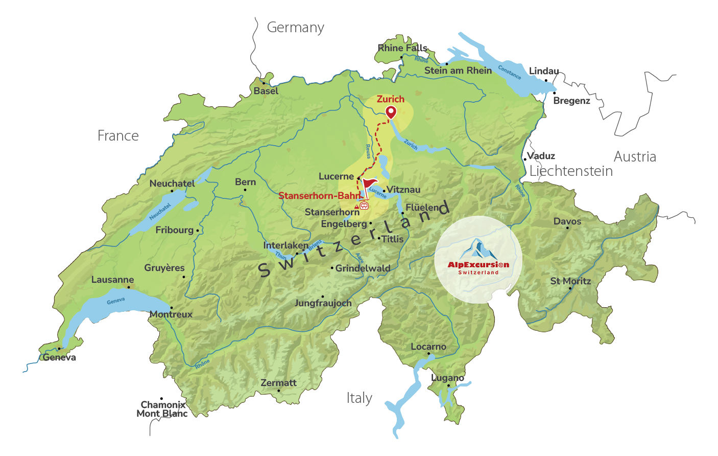 Panorama Suizo: Experiencia Descapotable a través de los Alpes desde Zúrich