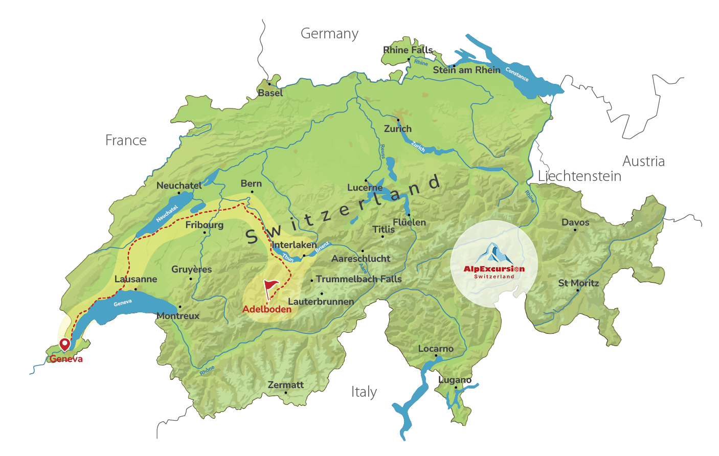Alpine Family Fun: Hiking and Trotti-Biking in Adelboden from Geneva