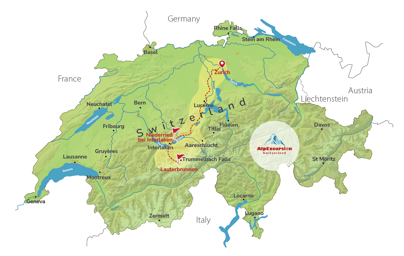 Explorando el Valle de Lauterbrunnen: Caminata Panorámica por Allmendhubel desde Zúrich