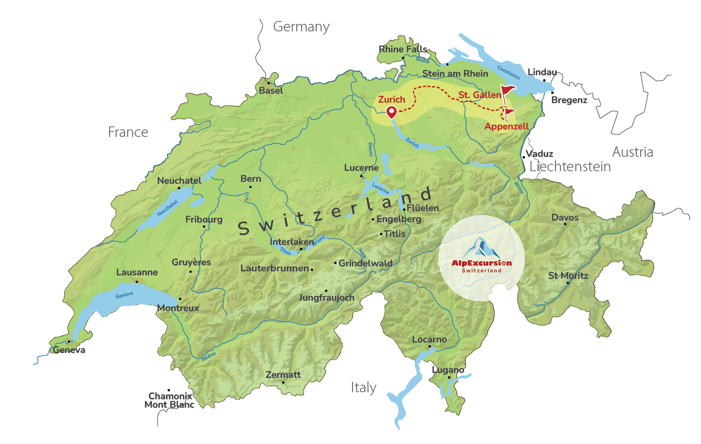 St. Gallen & Appenzell Private Trip from Zurich