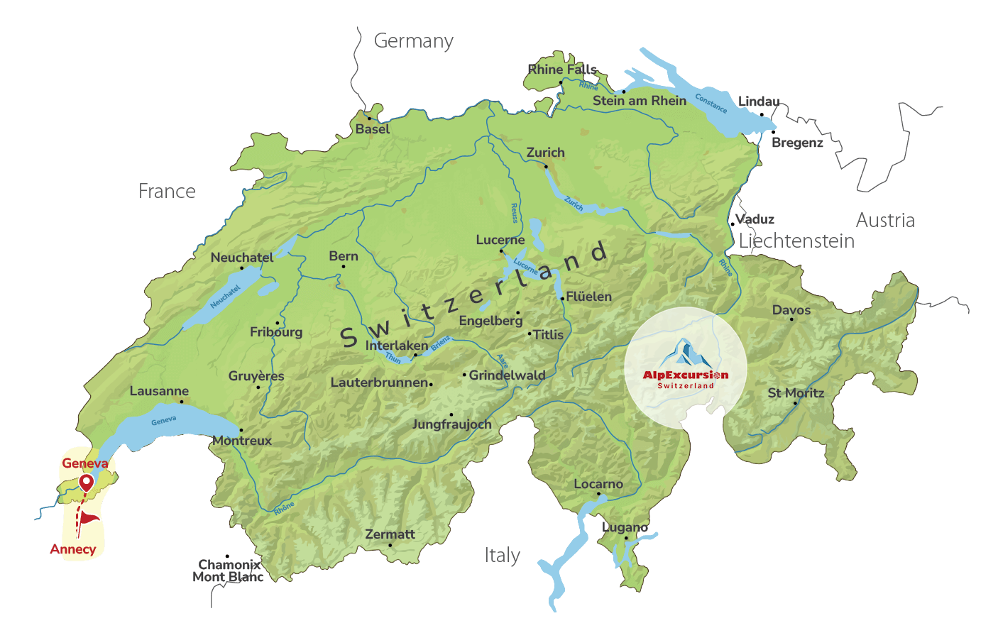 Das Venedig der Alpen – Annecy in Frankreich, ein Tagesausflug ab Genf