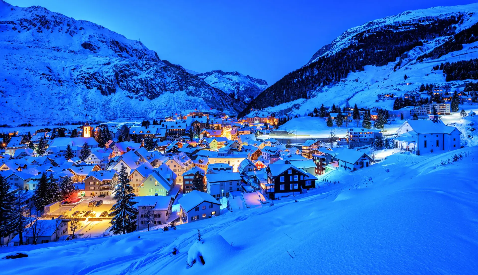 Andermatt-during-Winter-Switzerland