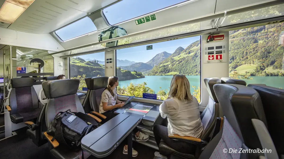 Lucerne - Interlaken Train View