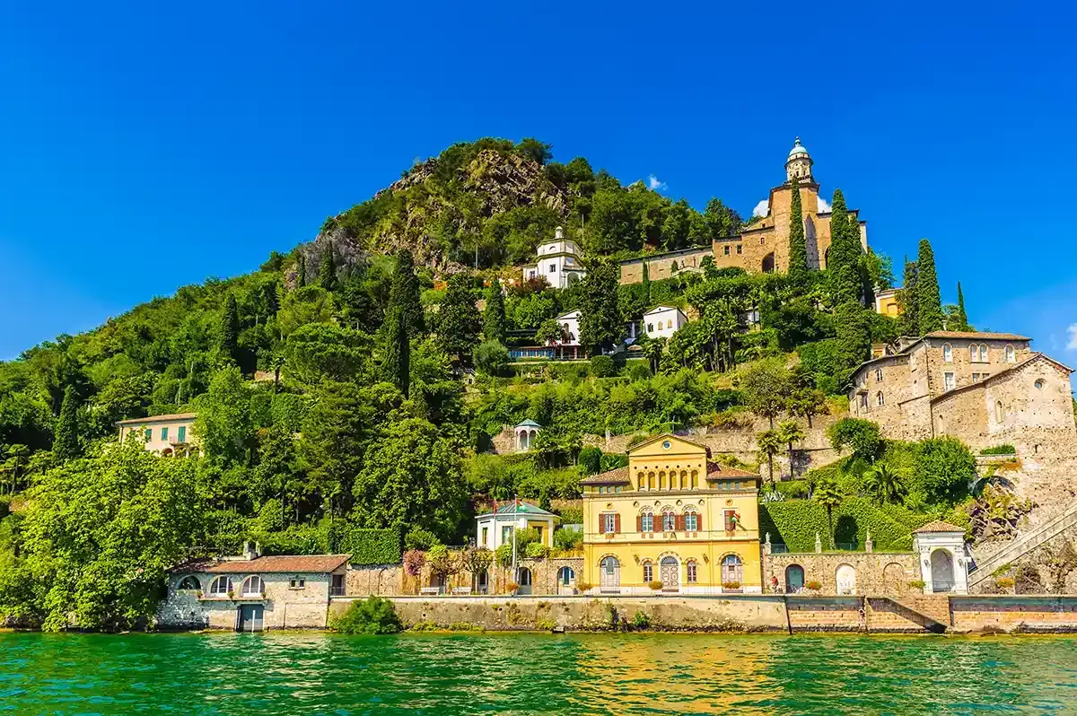 Morcote Village, the Pearl of Ceresio, Lake Lugano