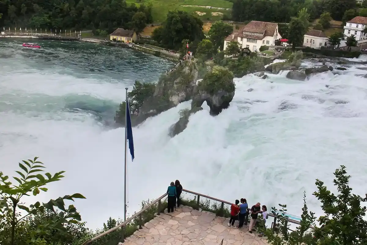 Powerful Rhine Falls
