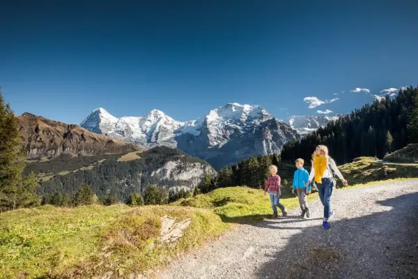 Scenic view, Winteregg - Grütschalp