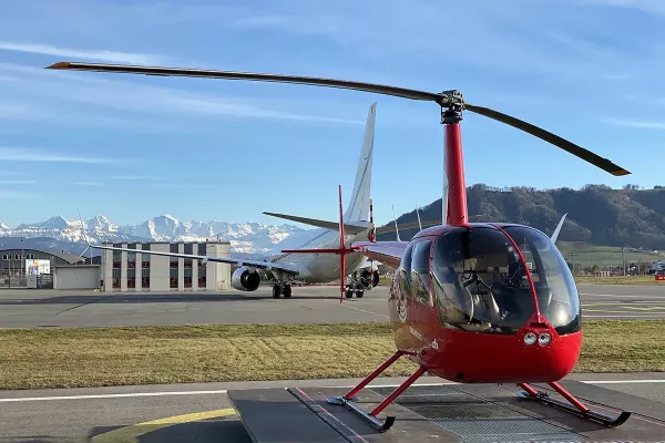 Helicopter trip